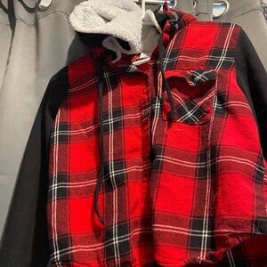 no boundaries girls sweater with hood